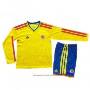 Prima Maglia Colombia 2026 Bambino Manica Lunga