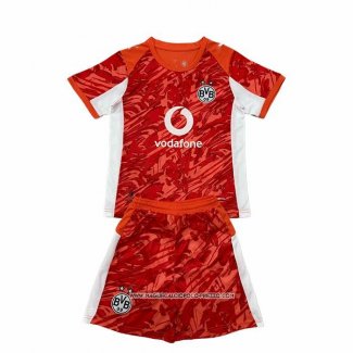 Seconda Maglia Borussia Dortmund Portiere 25/26 Bambino Rosso