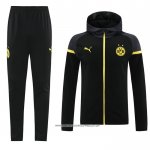 Tuta con Cappuccio Borussia Dortmund 24/25 Nero