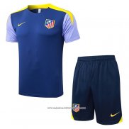 Tuta da Track Atletico Madrid 25/26 Manica Corta Blu - Pantaloncini