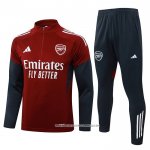 Tuta da Track Felpa Arsenal 2025-2026 Bambino Rosso
