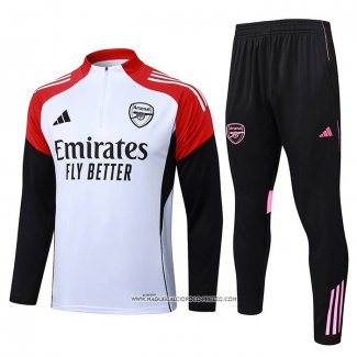 Tuta da Track Felpa Arsenal 25/26 Bianco