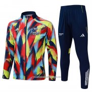 Tuta da Track Giacca Arsenal 25/26 Bambino Blu Giallo Rosso