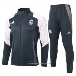 Tuta da Track Giacca Real Madrid 2024 Grigio -2025