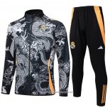 Tuta da Track Giacca Real Madrid 2024 Nero Dragon -25