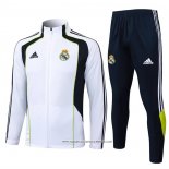 Tuta da Track Giacca Real Madrid 25/26 Bianco Nero