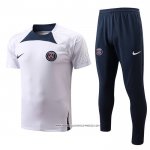 Tuta da Track Paris Saint-Germain 2022-2023 Manica Corta Bianco