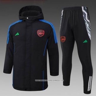 Arsenal Nero Chandal de Invierno del 24-25