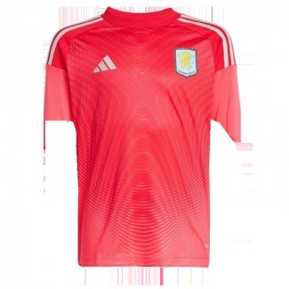Maglia Aston Villa Portiere 25/26 Rosso