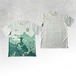 Maglia Brasile Jesus 25/26 Bianco Verde Thailandia