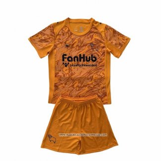 Maglia Derby County Portiere 25/26 Bambino Arancione