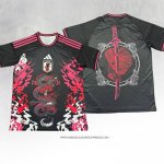 Maglia Giappone 2024 Nero e Rosa Thailandia Dragon -25