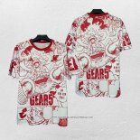Maglia Giappone Anime Luffy 25/26 Bianco Rosso Thailandia