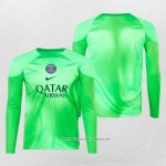 Maglia Paris Saint-Germain Portiere 22/23 Manica Lunga Verde
