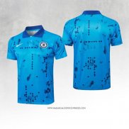 Maglia Polo Chelsea 2024 Blu -2025