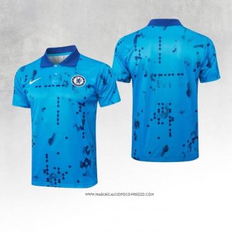 Maglia Polo Chelsea 2024 Blu -2025