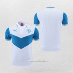 Maglia Polo Manchester City 22/23 Blu e Bianco