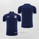 Maglia Polo Olympique Lione 22/23 Blu