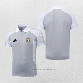 Maglia Polo Real Madrid 25/26 Grigio