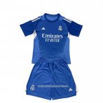 Maglia Real Madrid Portiere Bambino Blu 25-26