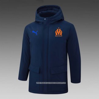 Olympique Marsiglia Blu Chaqueta Invierno del 24-25