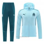 Tuta con Cappuccio Olympique Marsiglia 2024 Blu -25