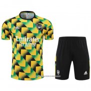Tuta da Track Arsenal 22-23 Manica Corta Verde - Pantaloncini