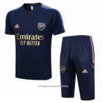 Tuta da Track Arsenal 23/24 Manica Corta Blu - Pantaloncini