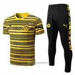 Tuta da Track Borussia Dortmund 22-23 Manica Corta Giallo