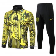 Tuta da Track Giacca Brasile Giallo Jesus 24-25