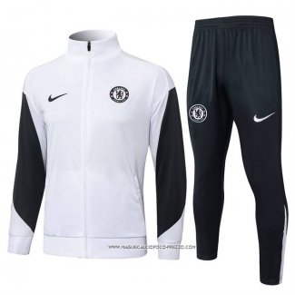 Tuta da Track Giacca Chelsea 25/26 Bambino Bianco