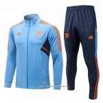 Tuta da Track Giacca Manchester United 22/23 Blu