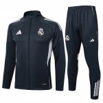 Tuta da Track Giacca Real Madrid 25/26 Bambino Grigio