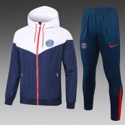 Chandal de Giacca a Vento Paris Saint-Germain Blu 24-25 Bianco