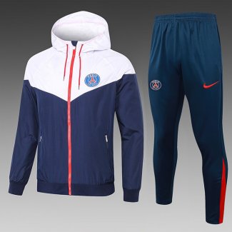 Chandal de Giacca a Vento Paris Saint-Germain Blu 24-25 Bianco