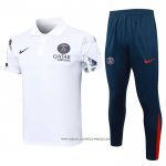 Conjunto Polo Paris Saint-Germain 24/25 Bianco