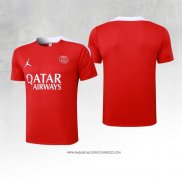Maglia Allenamento Paris Saint-Germain Jordan Rosso 24-25