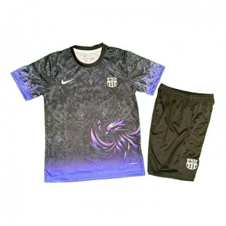 Maglia Barcellona Special 25/26 Bambino Nero Purpura