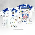 Maglia Giappone Anime Doraemon 24/25 Bianco Thailandia