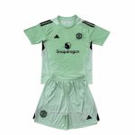 Maglia Manchester United Portiere 25/26 Bambino Verde