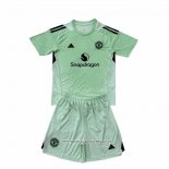 Maglia Manchester United Portiere 25/26 Bambino Verde