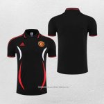 Maglia Polo Manchester United 22/23 Nero