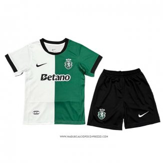Maglia Sporting Special 25/26 Bambino Bianco Verde