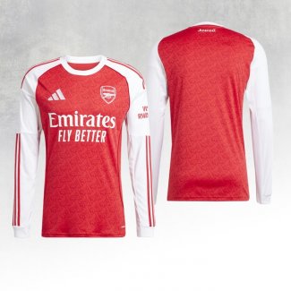 Prima Maglia Arsenal 25/26 Manica Lunga