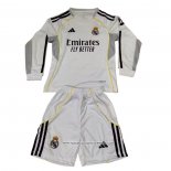 Prima Maglia Real Madrid 25/26 Bambino Manica Lunga