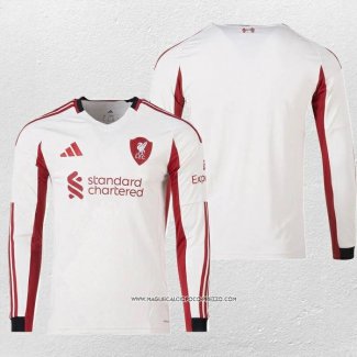 Seconda Maglia Liverpool 25/26 Manica Lunga