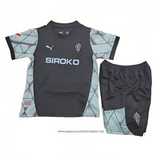 Seconda Maglia Sporting Gijon Bambino 24-25