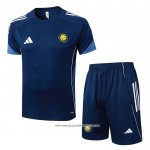 Tuta da Track Al Nassr 25/26 Manica Corta Blu - Pantaloncini
