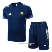 Tuta da Track Al Nassr 25/26 Manica Corta Blu - Pantaloncini