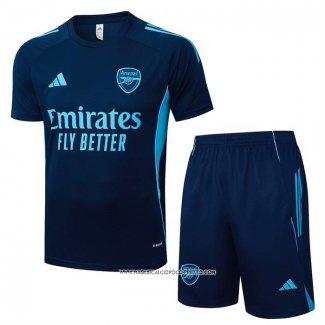 Tuta da Track Arsenal 25/26 Manica Corta Blu - Pantaloncini